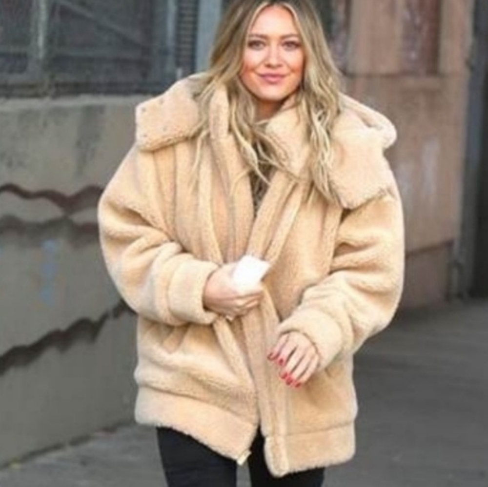 New ALO YOGA Medium Norte Sherpa Oversized Jacket